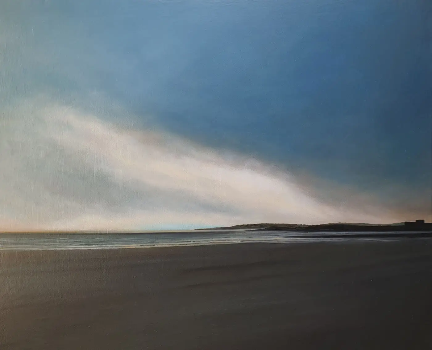 Lights at the Horizon III Öl auf Leinwand 50 x 60